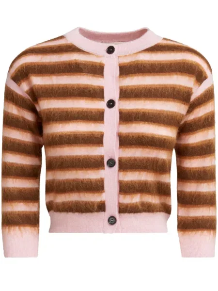 Cardigan Marni de lână roz