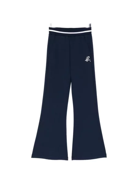 Pantaloni sport Sport B. By Agnès B. cu broderie albastru