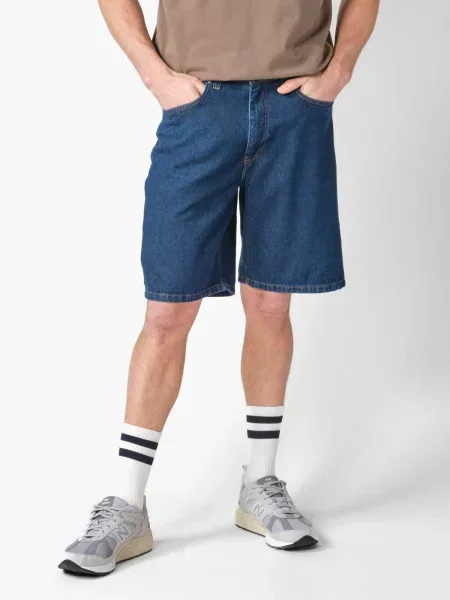 Klitmøller Collective Pantaloni Bastian închis albastru