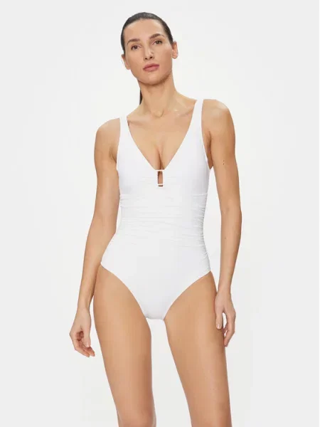 Kopalni kostum Lauren Ralph Lauren bela