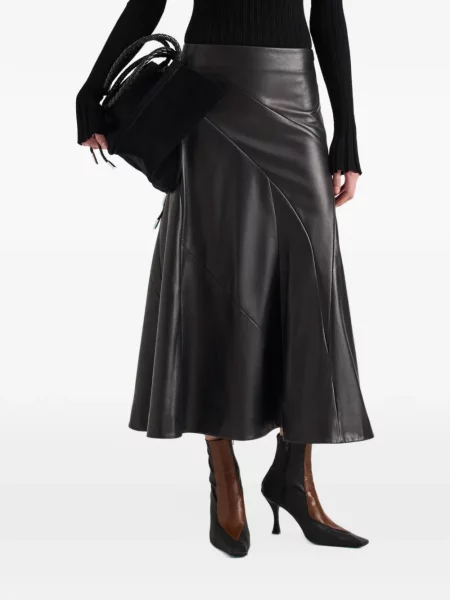 Fustă din piele Proenza Schouler negru