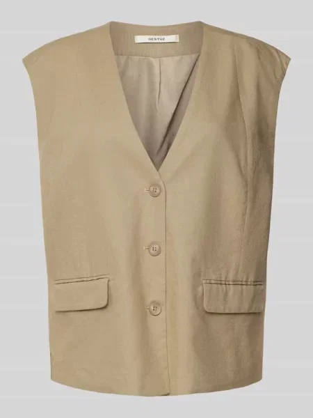 Kamizelka z dekoltem w serek model ‘izza’ Gestuz