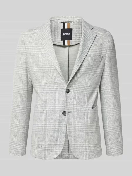 Marynarka do garnituru o kroju slim fit z włoskiego dżerseju model ‘HANRY’ Boss