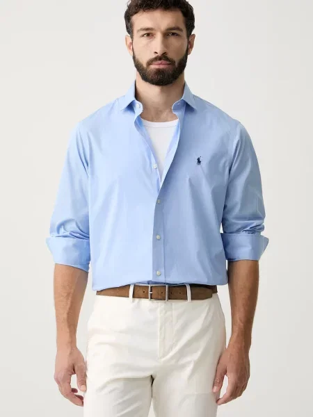 Polo Ralph Lauren cămașă pentru bărbați din albastru