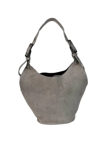 Geantă Dondup cu cataramă cu bretele gri