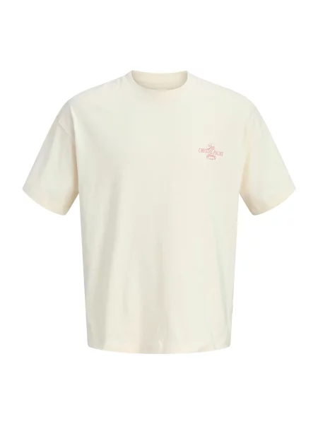 JACK & JONES Tricou JORSANREMO albastru neon / roșu alb