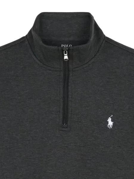 Vlněný kostkovaný čepice Polo Ralph Lauren šedý