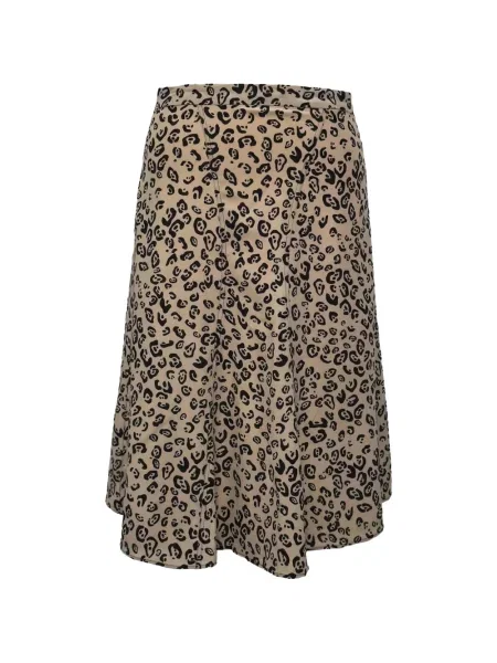 Svilena maksi suknja Altuzarra s printom s leopard uzorkom