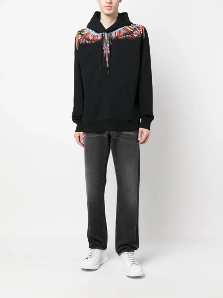 Džinsai Marcelo Burlon County Of Milan akmenys juoda