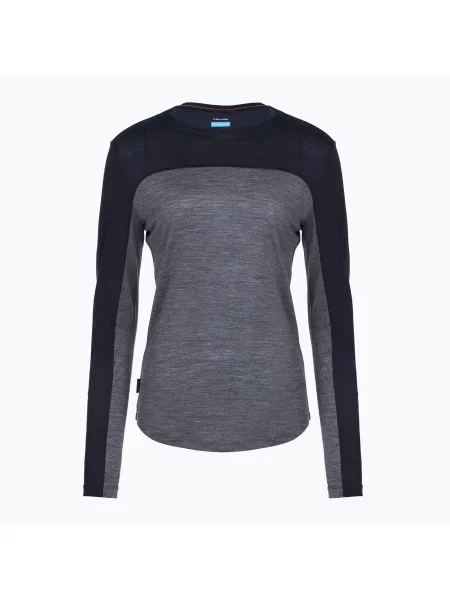 Tričko Longsleeve icebreaker Merino Cool-Lite Sphere Tee CB midnnavy hthr/midnnavy/cb