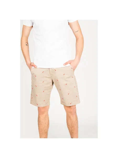 Krátké džínové šortky Pepe Jeans béžové