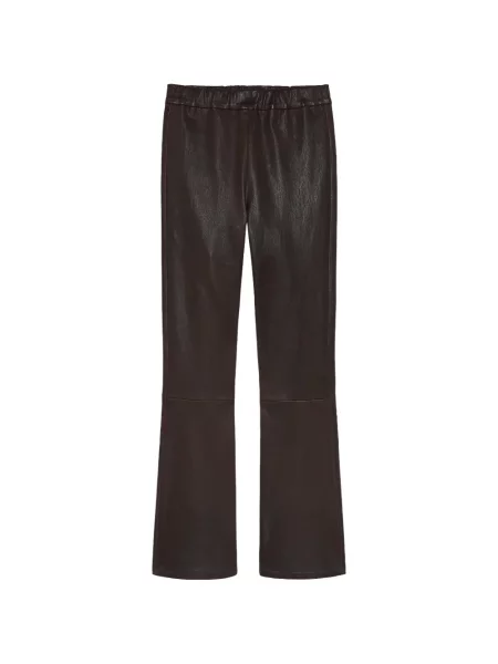 Pantaloni Arma din piele maro