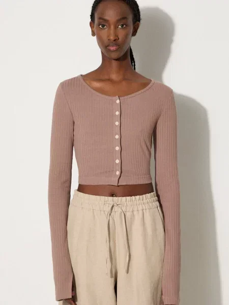 Tricou mânecă lungă Reebok Classic maro