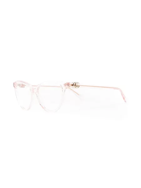 Ochelari de soare Gucci Eyewear cu autograf roz