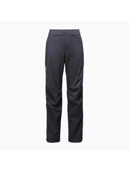 Kalhoty do deště Black Diamond Fineline Stretch FZ black černé