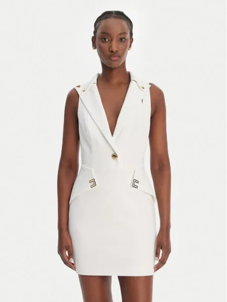 Elisabetta Franchi Rochie cocktail alb