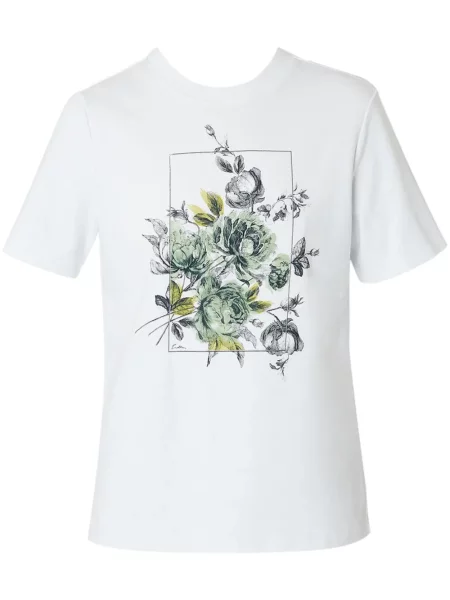 Tricou Erdem scurt alb