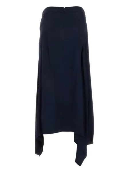 Fustă Stella Mccartney stretch albastru