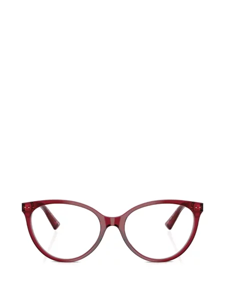 Okrugle sunčane naočale Jimmy Choo crvena