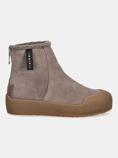 Замшевые сапоги Inuikii коричневые