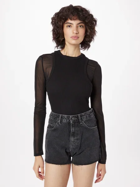 TOPSHOP Tricou negru