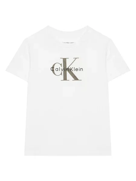 Calvin Klein Jeans T-Shirt Monogram biały