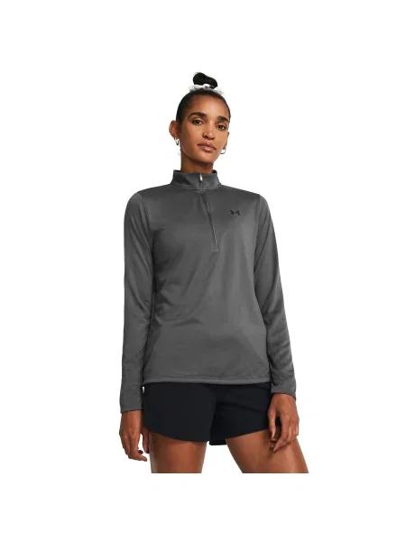 Dámska mikina Under Armour Tech Zip Solid castlerock/black čierna