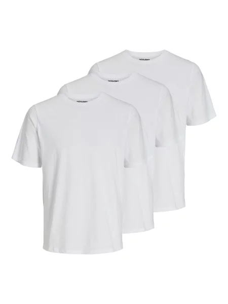 JACK & JONES Tricou Under' alb