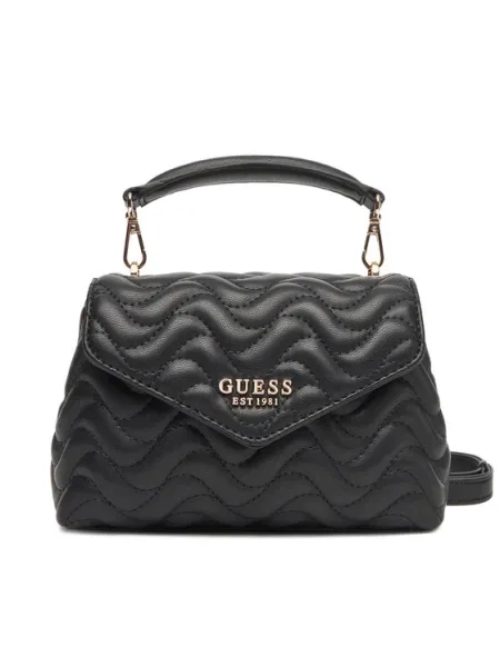 Guess Дамска чанта Melisandra Mini черен