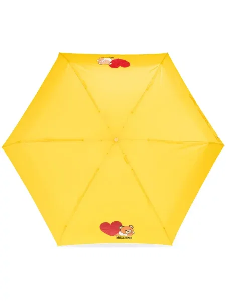 Umbrelă Moschino cu imagine galben