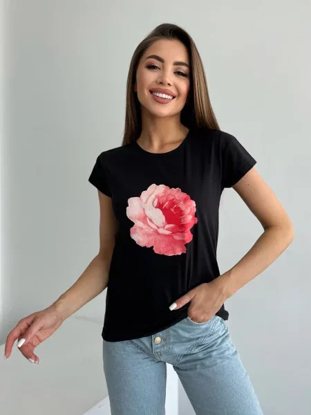 Футболка Issa Plus черная