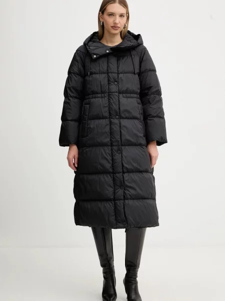 Weekend Max Mara geacă de puf cu doua fete NOVAK de iarnă negru