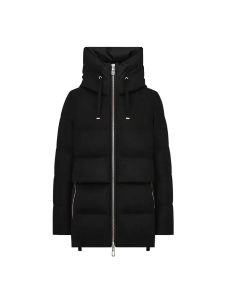 Krótka parka Duno czarna