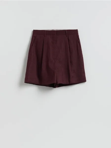 Reserved Pantaloni scurți de in mahon