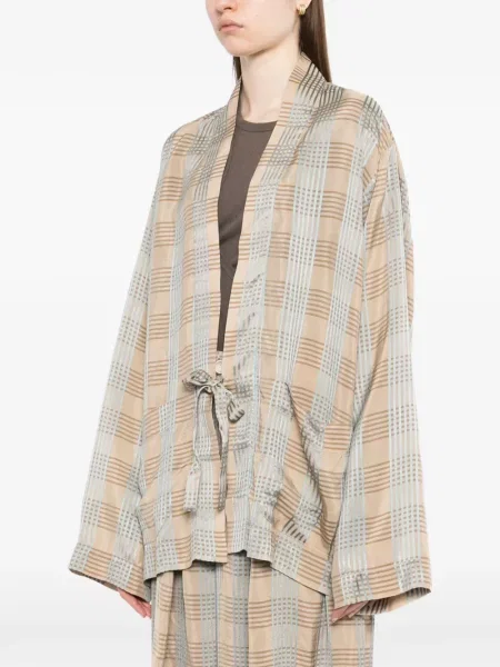 Geacă Uma Wang în carouri cu legături