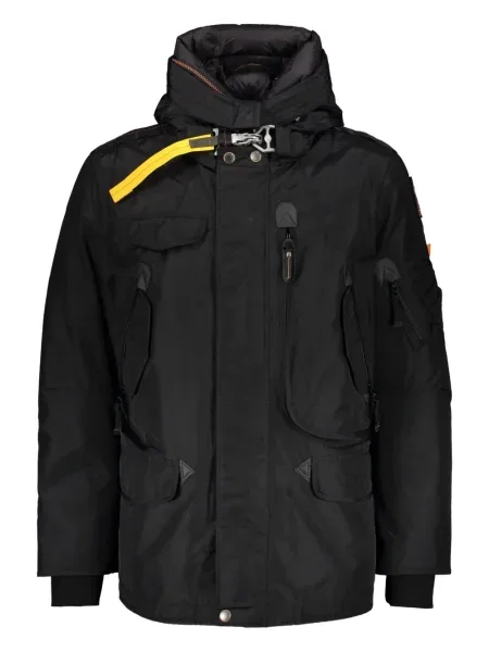 Geacă cu puf Parajumpers cu glugă negru