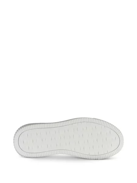 Fűzős csipkés sneaker Calvin Klein nyomtatás fekete