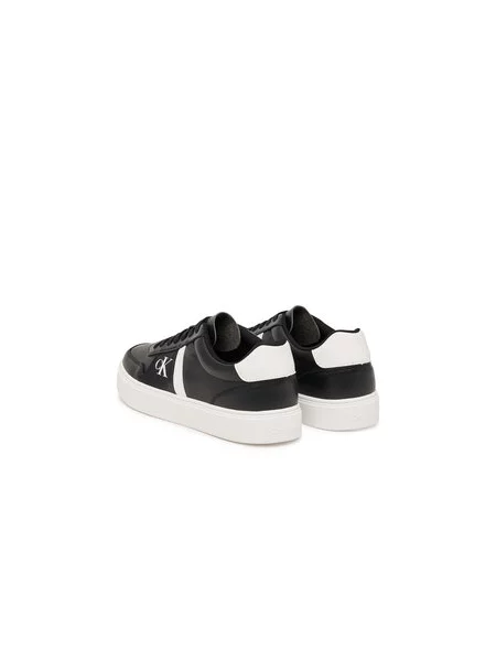 Superge Calvin Klein Classic Cups Lace Lth Emb Tongue Črna bela