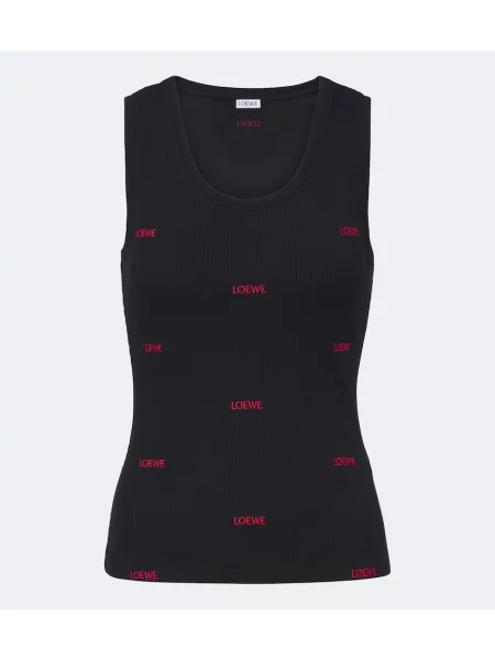Top Loewe tricotate cu autograf negru