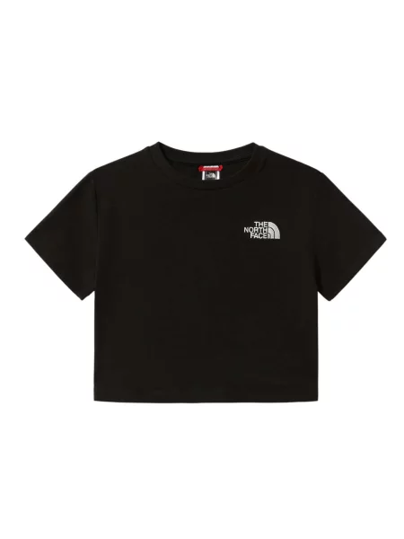 Тениска The North Face W Crop Tee Black XS черно
