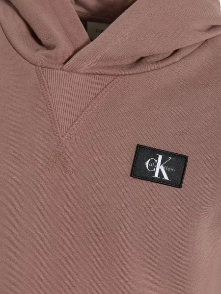 Calvin Klein Bluza Z Kapturem grau biała