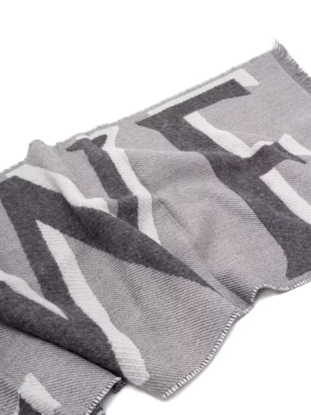 Fular Loewe cu franjuri gri