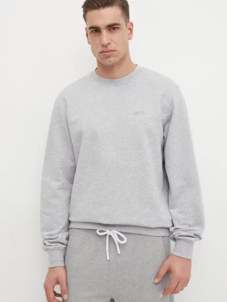 Bombažen pulover POC siva