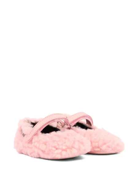 Balerinki dziecięce Moschino różowe