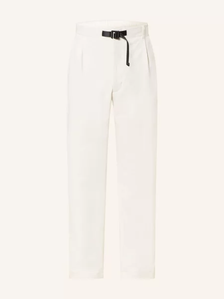 Goldwin Kalhoty One Tuck Tapered Fit bílá
