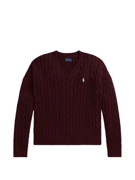 Sweter dziecięcy Polo Ralph Lauren czerwony