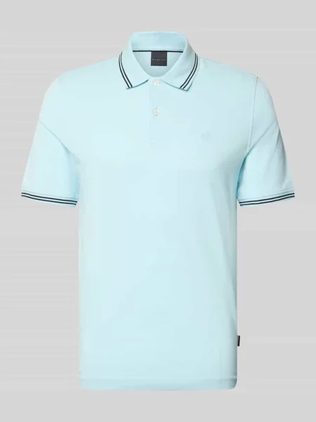 Koszulka polo o kroju regular fit z wyhaftowanym logo Bugatti