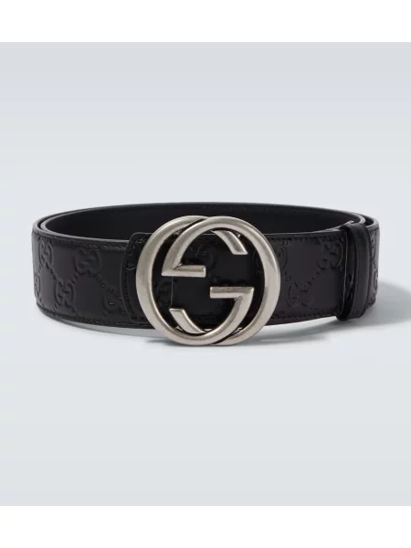 Curea Gucci din piele negru