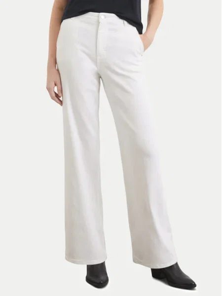 Marc O'Polo Blugi Wide Leg alb