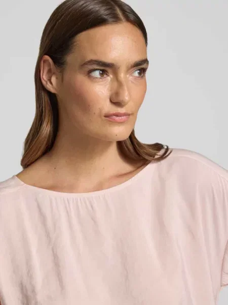 Bluzka koszulowa z mieszanki modalu model Seira' Opus różowa